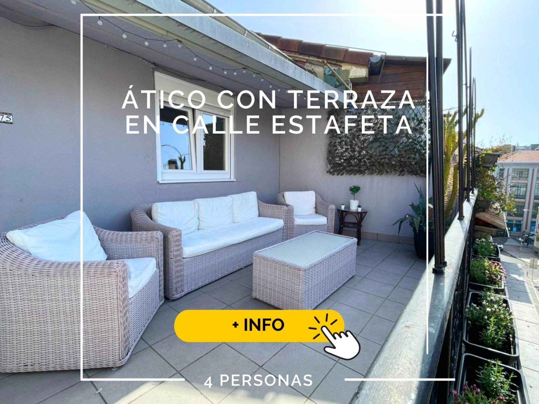Atico Con Terraza Con Vistas Al Encierro San Fermin